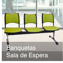 banquetas de oficina, sillas sala de espera, banquetas sala de espera