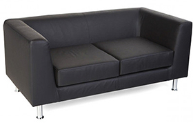 sofa para oficina, Sofa Prada Dos Cuerpos, Medidas de 150 x 74 x 67 cms. de alto. Estructura de madera de pino seco. www.yolae.cl